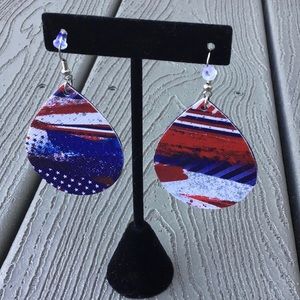 Patriots earring